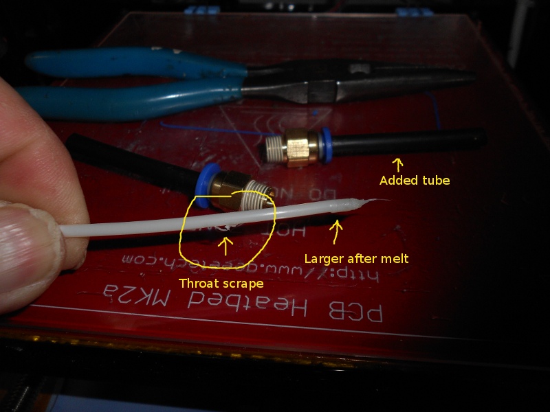 See the gouge as the larger gear and throat with no bevel does?  I also added the tubes, but it did not help.