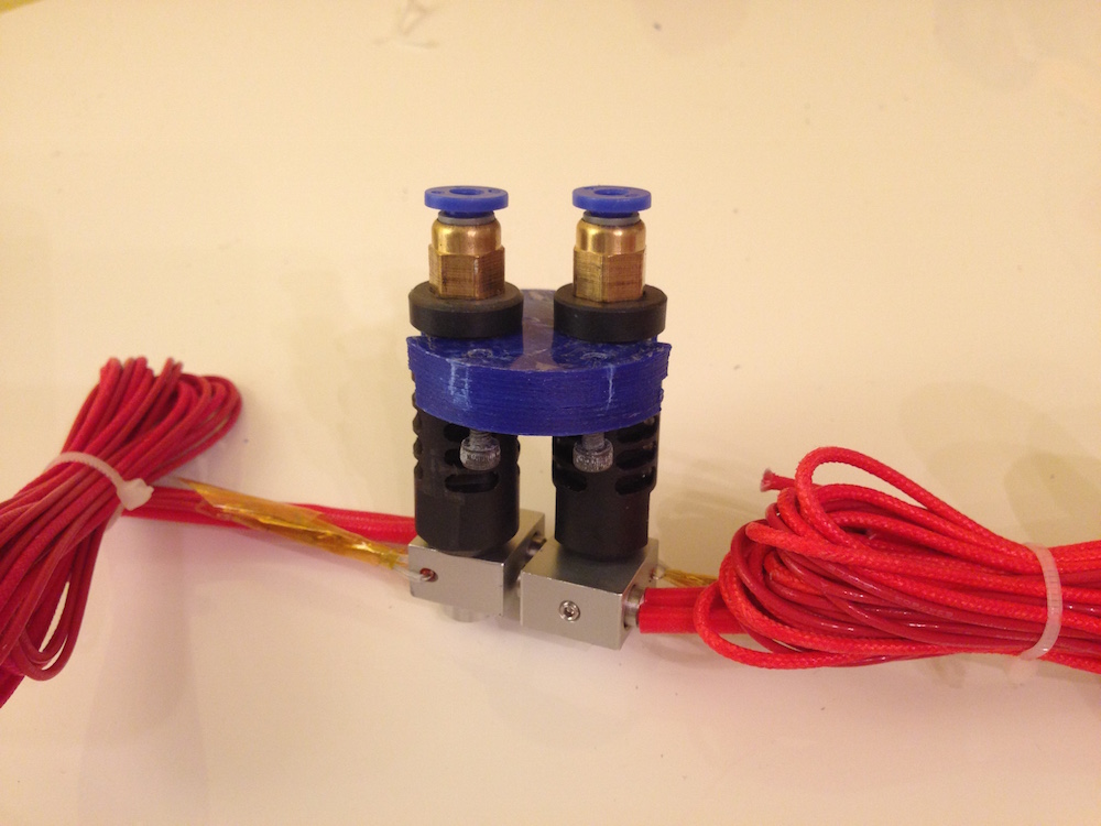 Hotends mounted