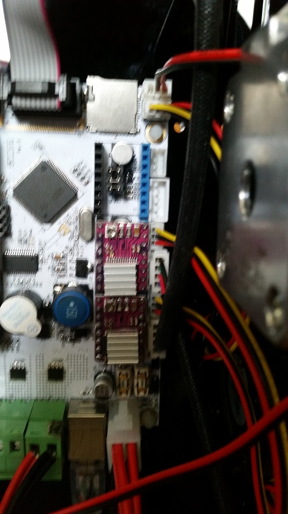 close up of right of board