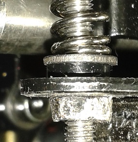 Locknut on Z stop min