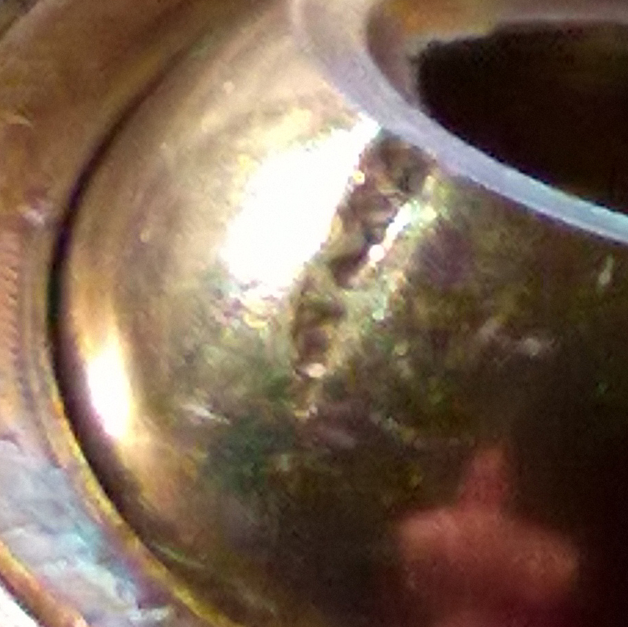 A close up. As you can see, its REALLY deep