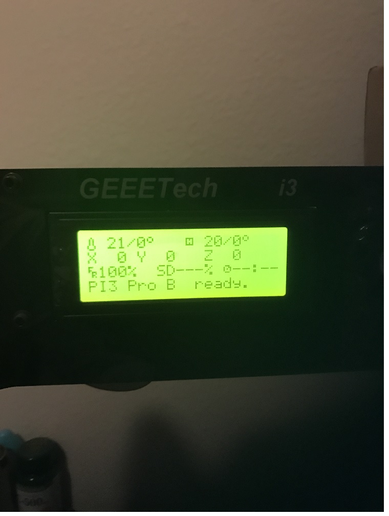 Here is the thermistor reading the ambient temperature.