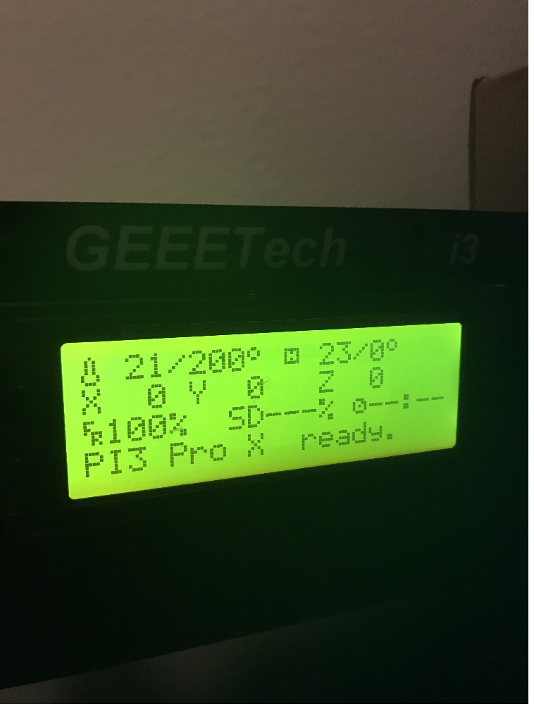 This is the reading after 15 minutes since I sent the order of heating from the computer.