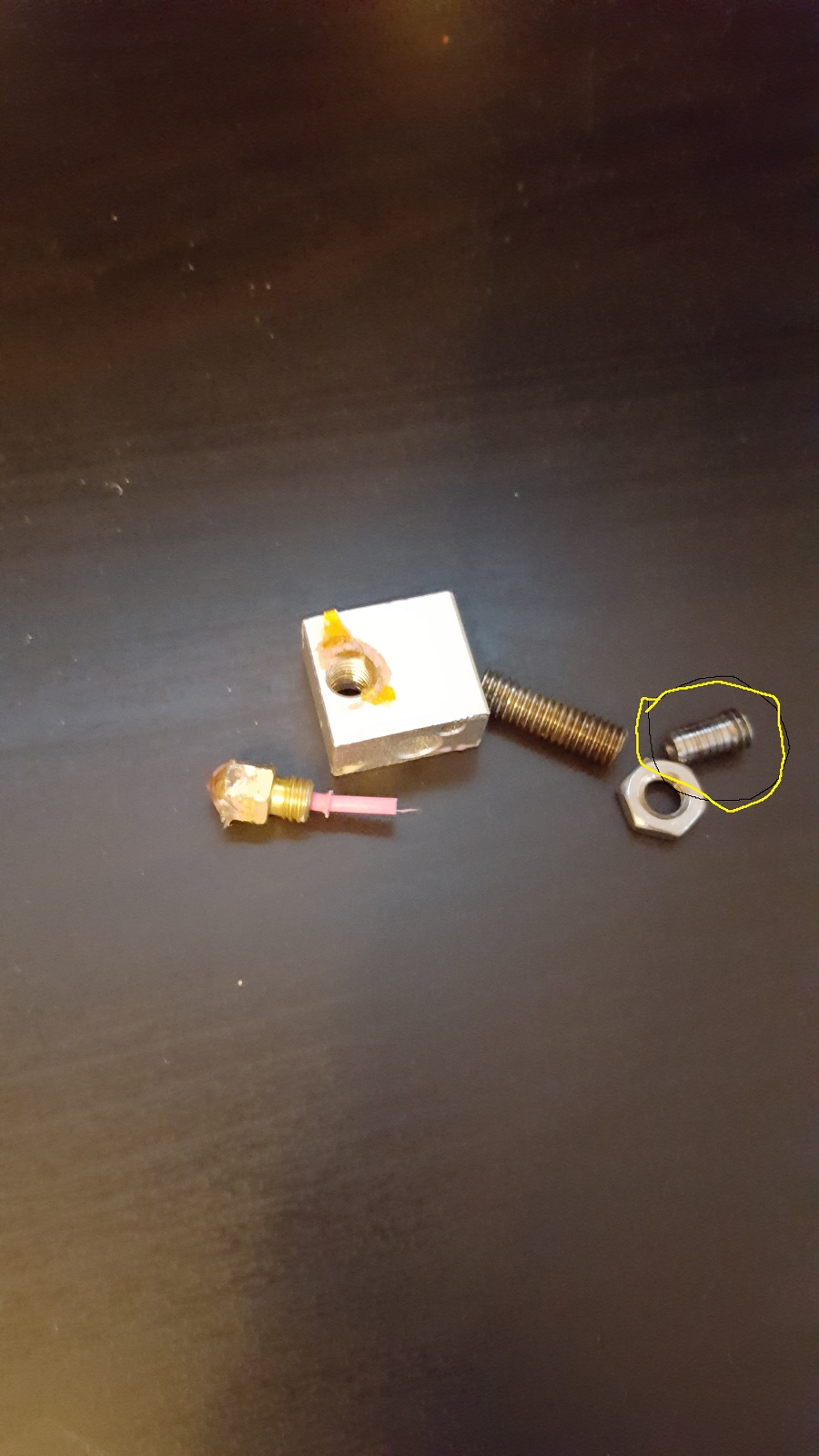 broken part