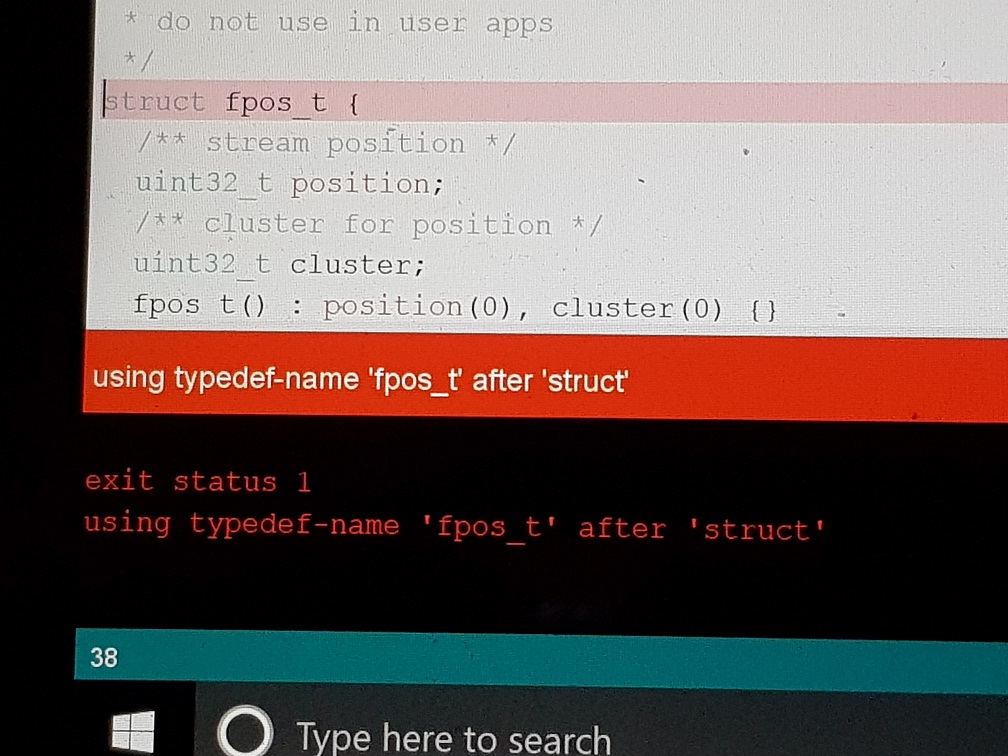 THIS IS THE ERROR I GET