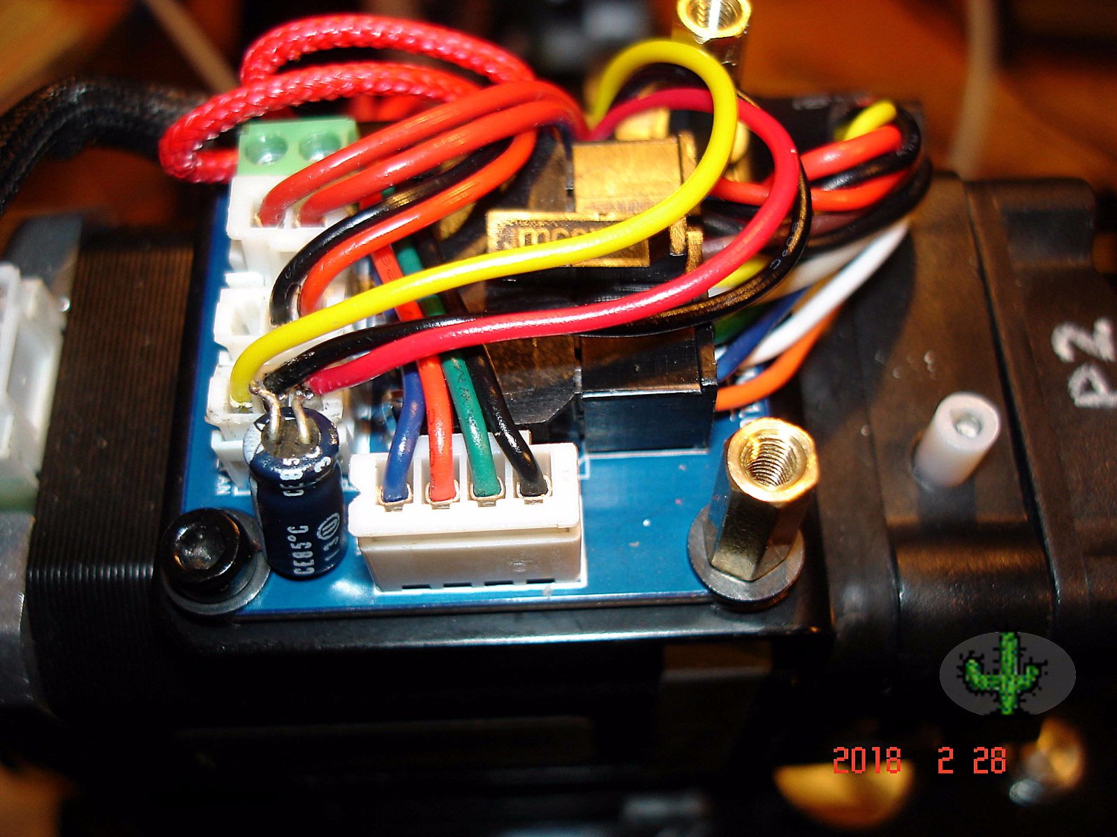 Haaa - Just on the PCB there is room for two capacitors