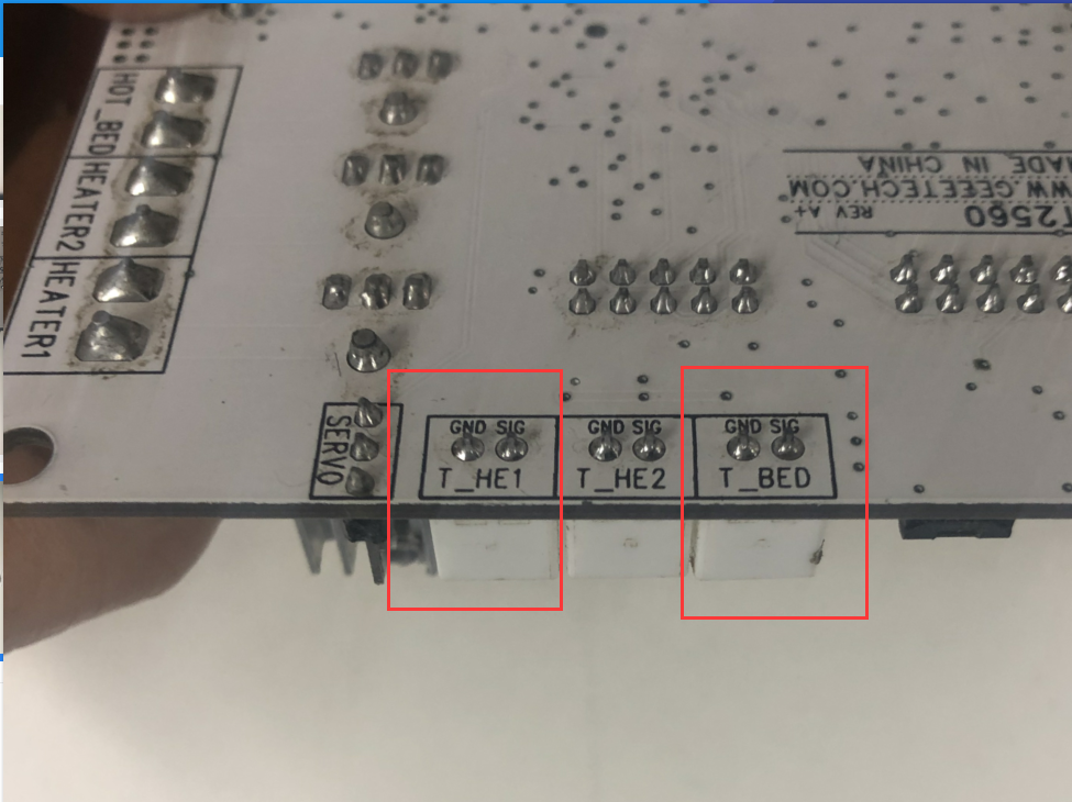 thermistor wires