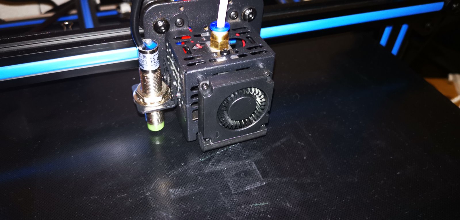 Sensor Location is on the left of the printhead not in the Front