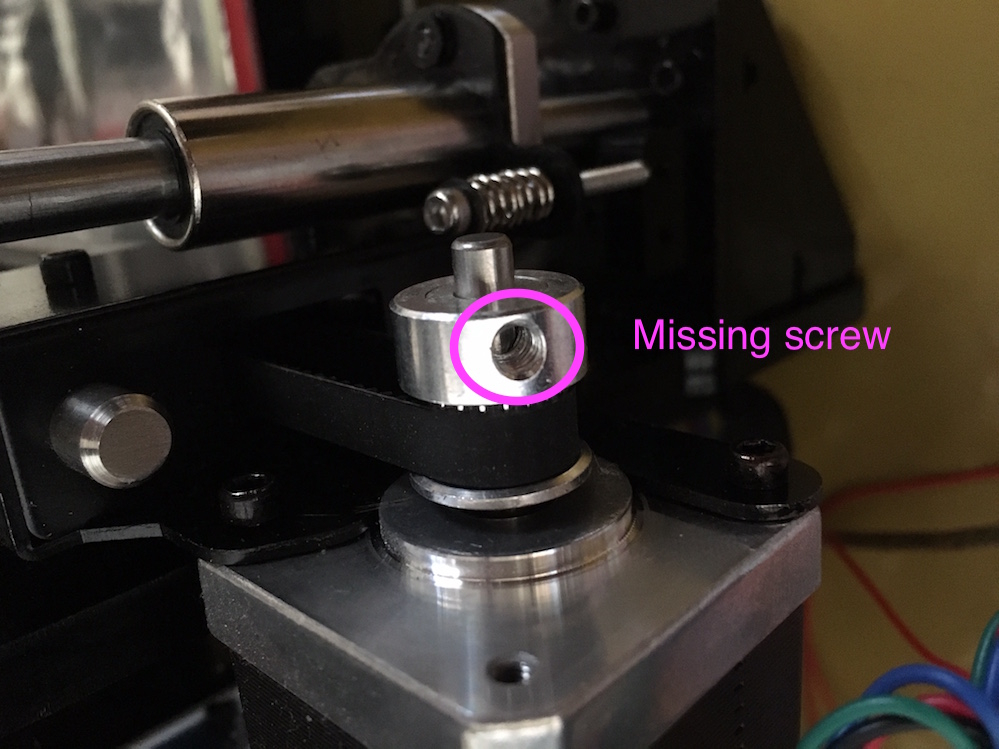 missing screw