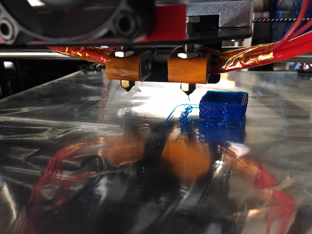extruder has touch object too much. object has moved, and now it can't finish printing