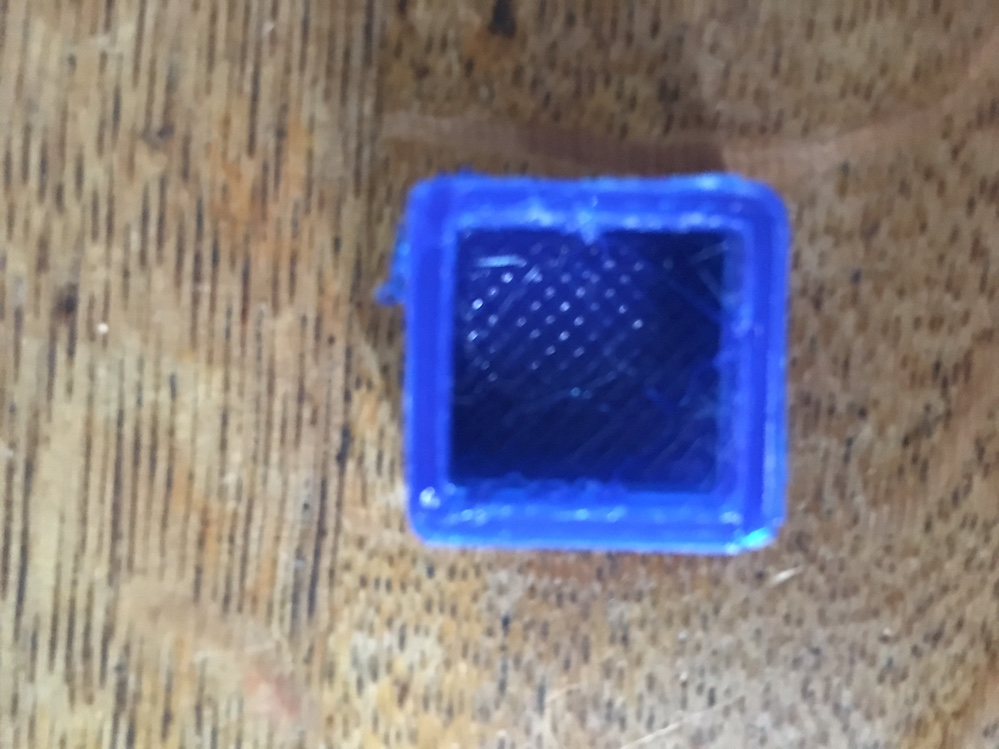 You can see the extruder touching the object in the border...