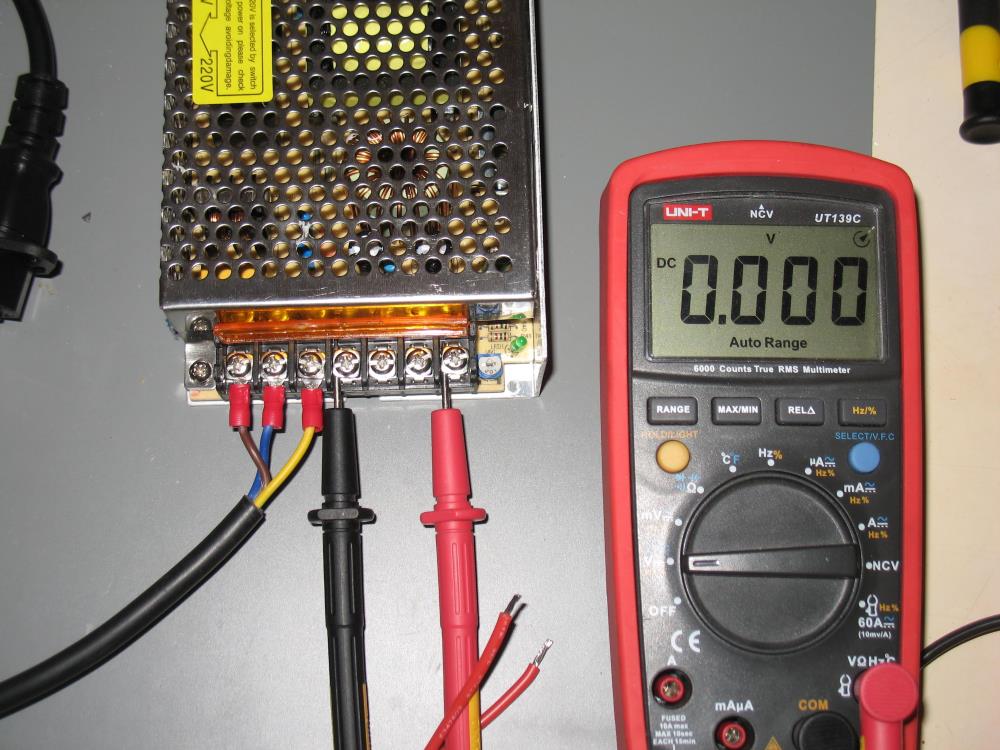DC voltage measurement under no load condition.