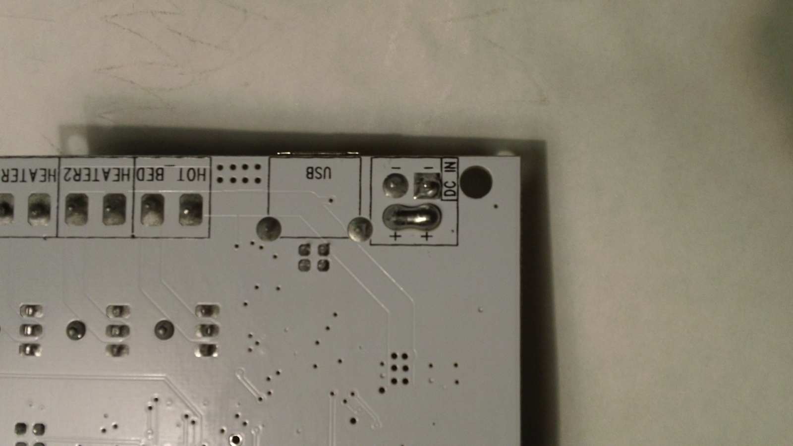 solder bridge