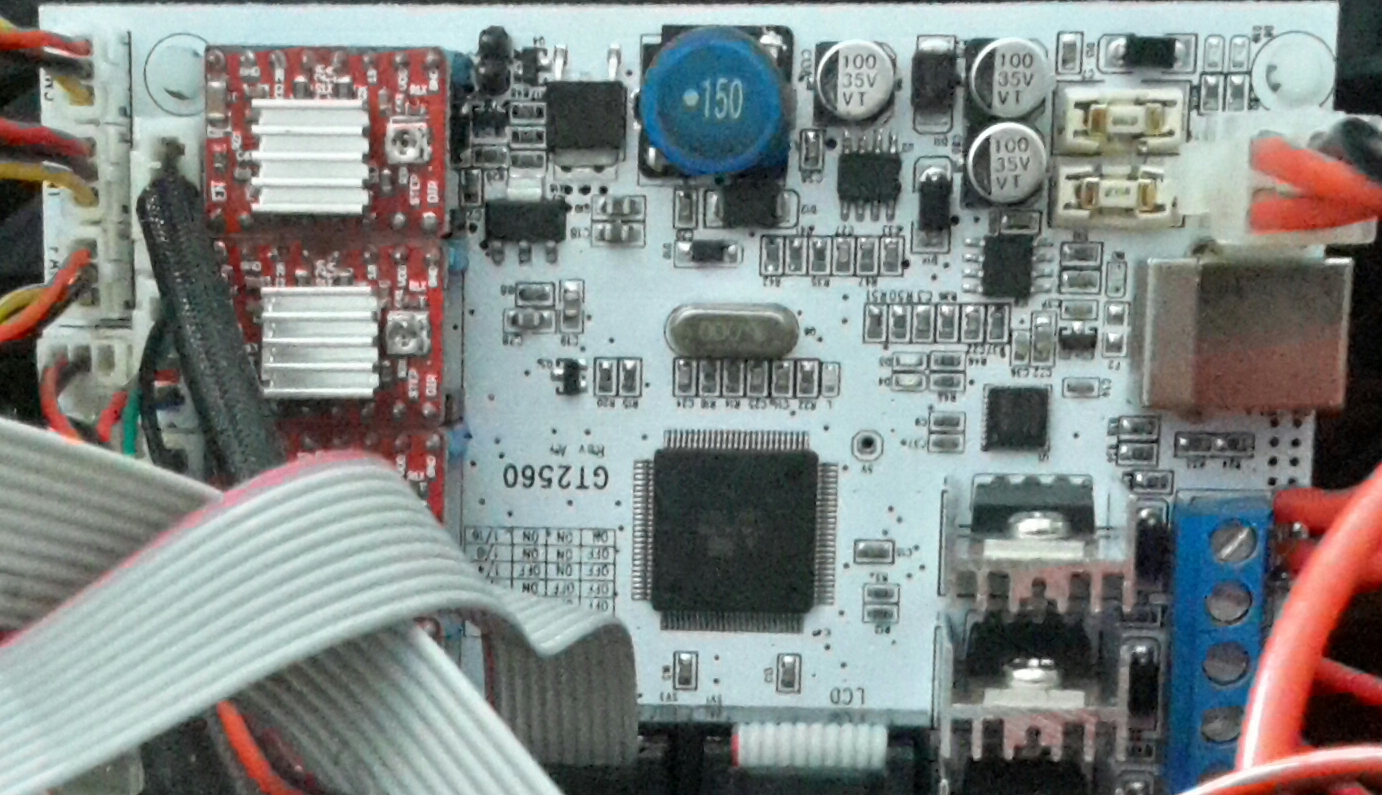 The board led still working but the fans or lcd don't turn on.