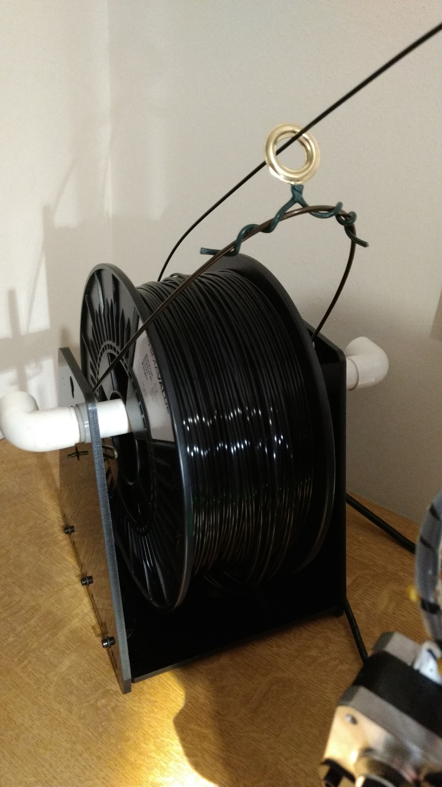 Spool filament feed mod