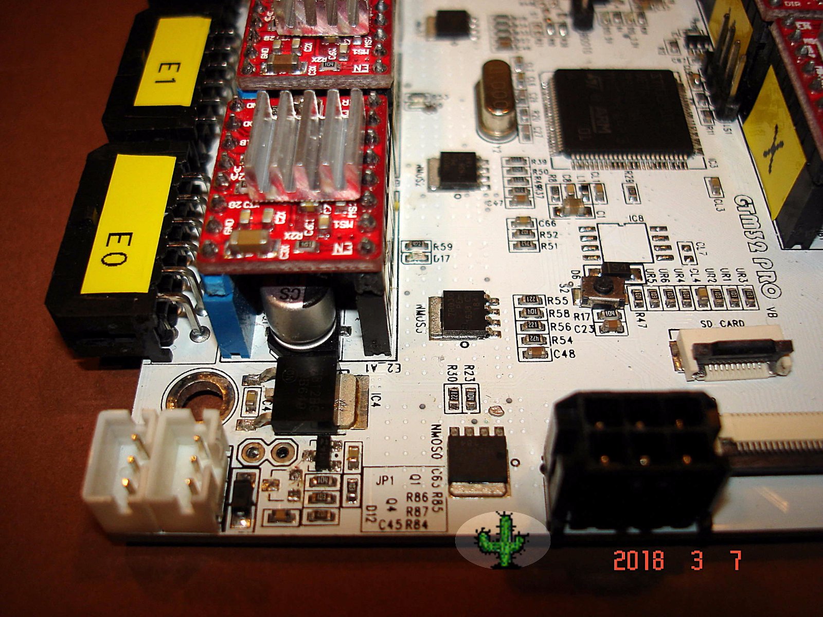 de-soldered unnecessary component
