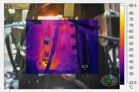 the linear stabilizer shines like a bulb