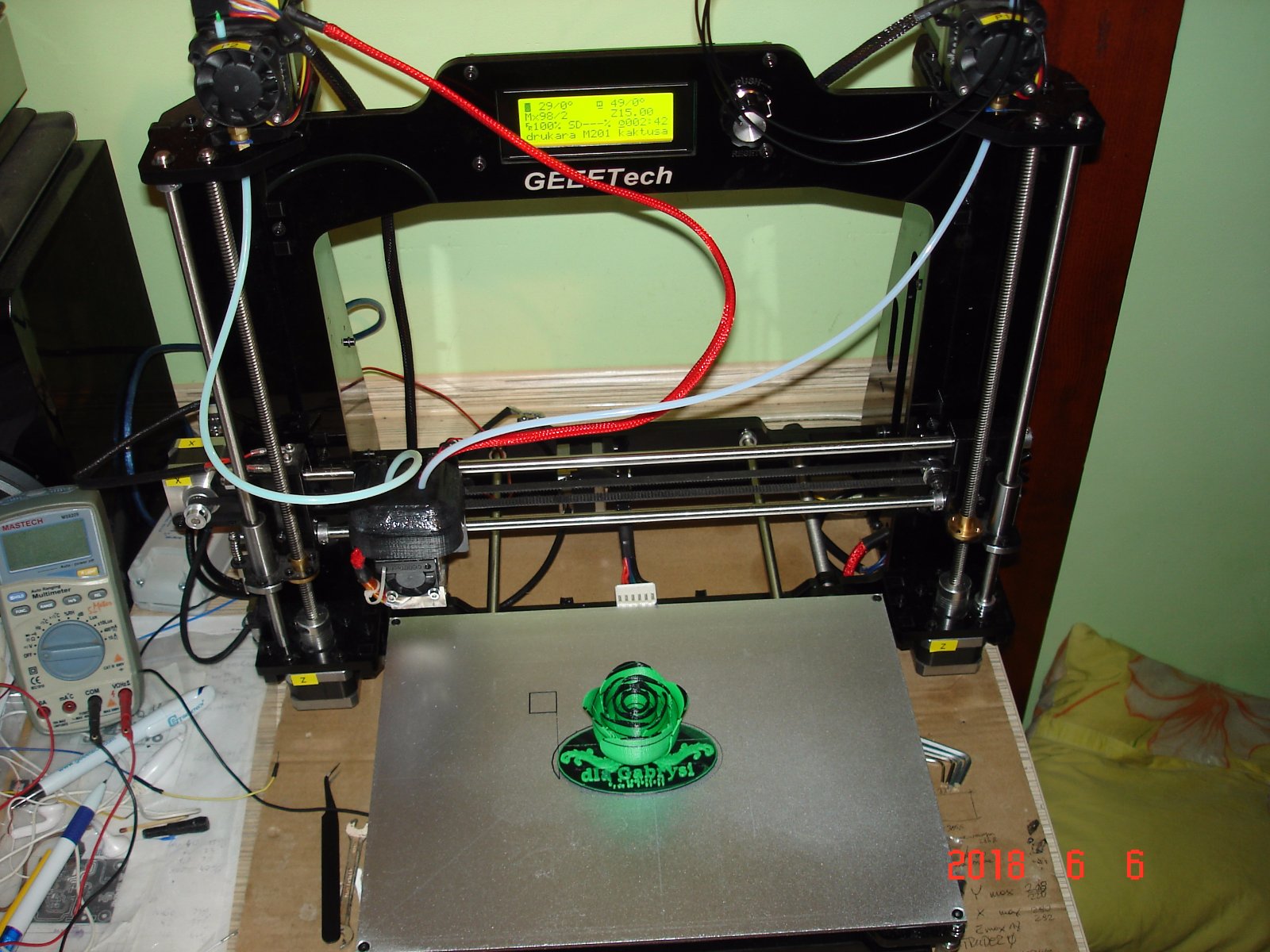 view at end of printing