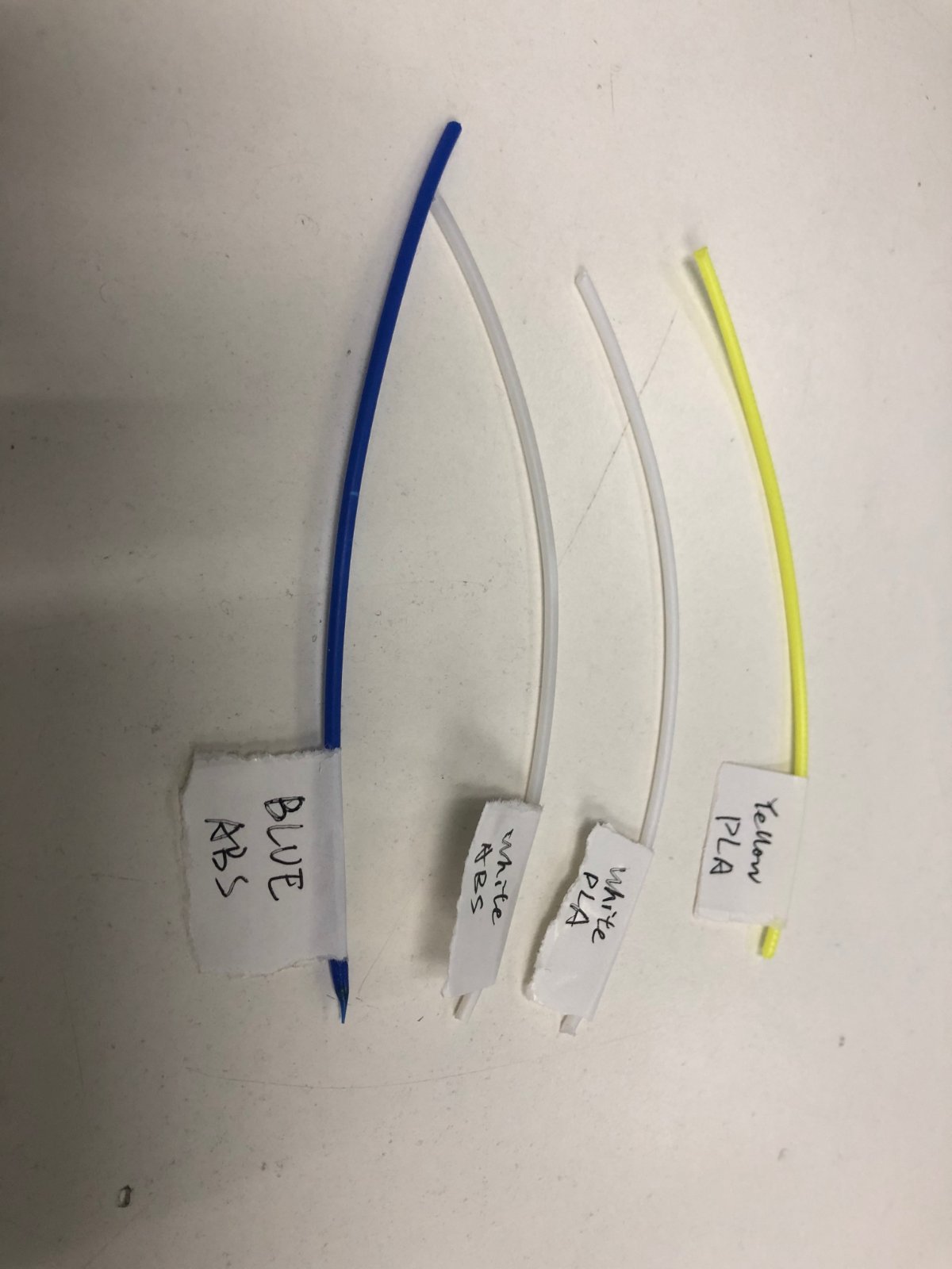4 kinds of filament with length in 10mm