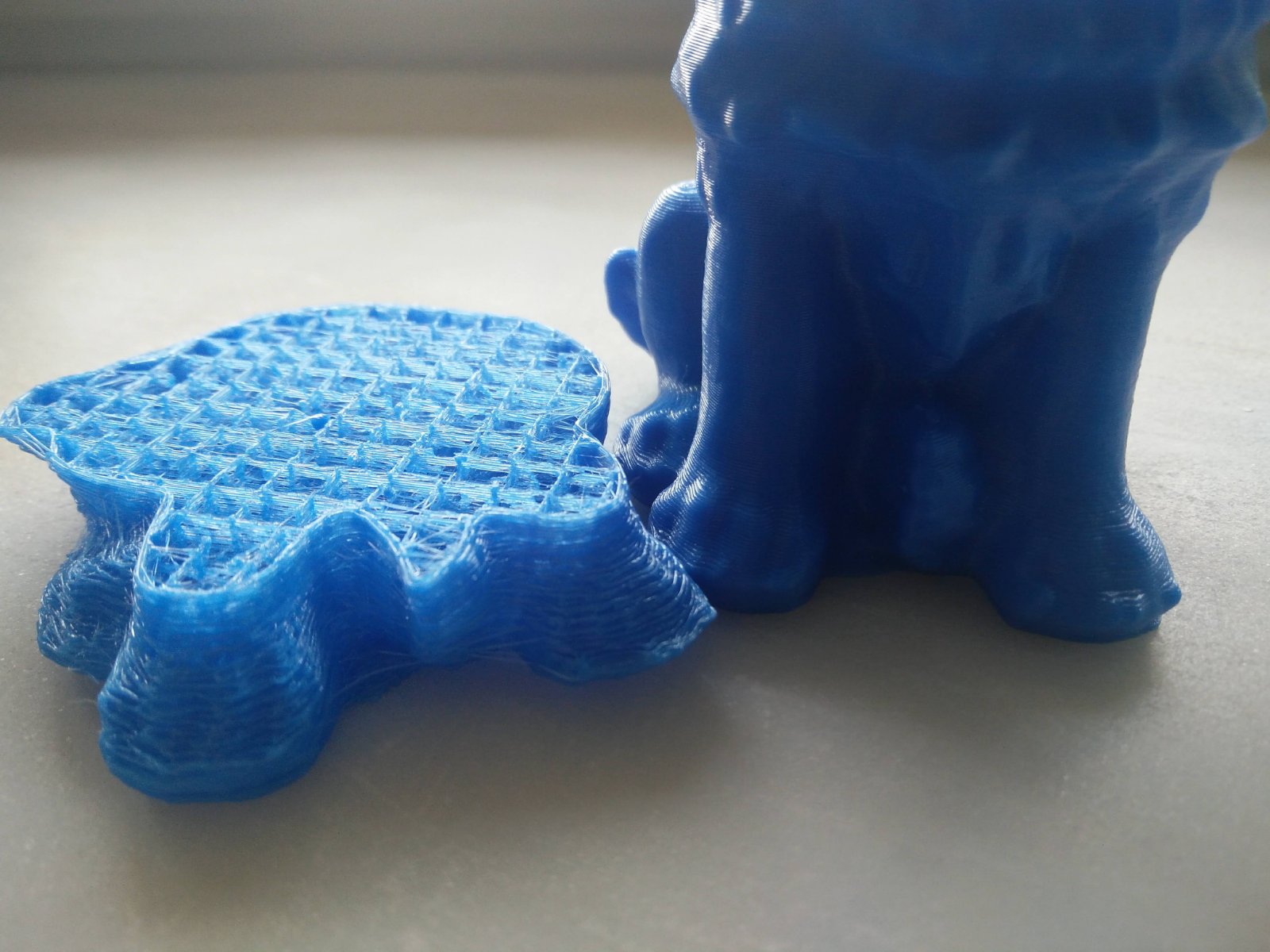 right side the first print, left right another intent... from the same file fron SD