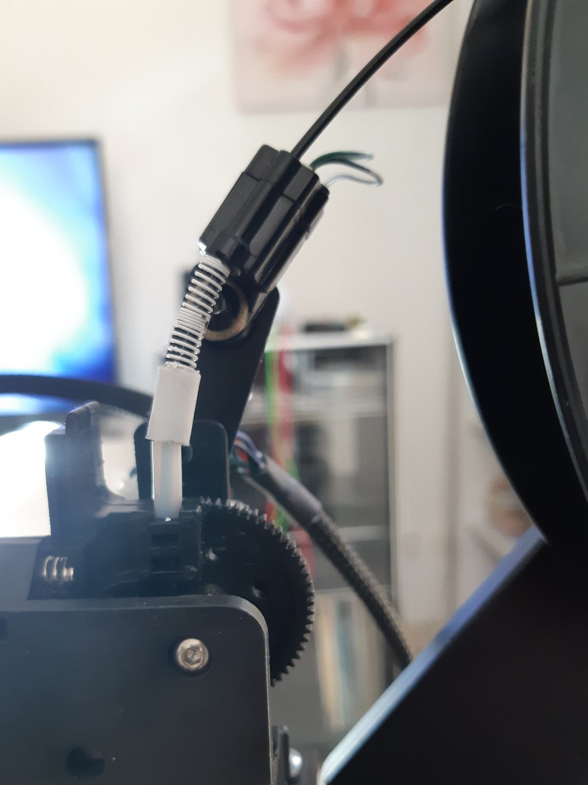 Extrudeur filament détection