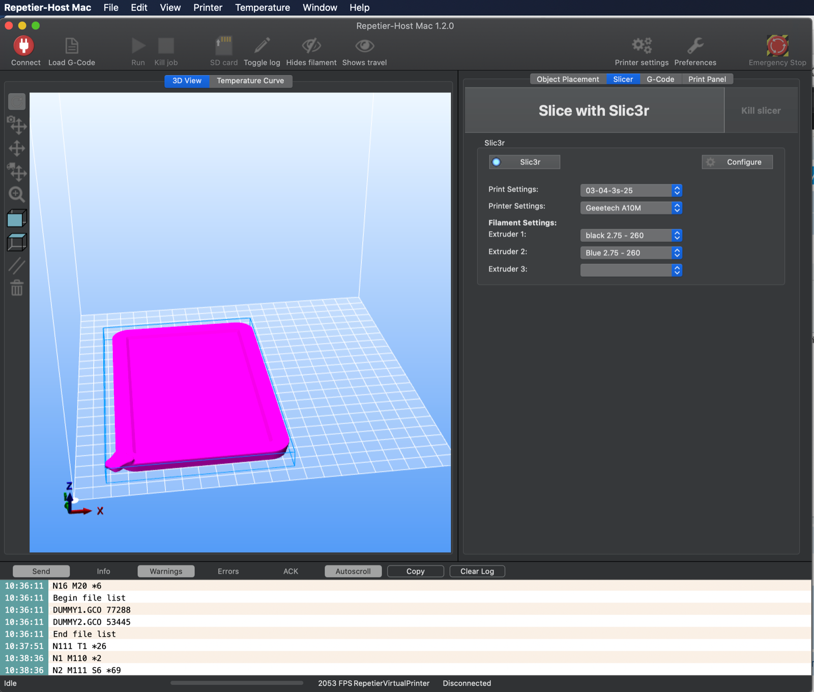 Repetier-Host Mac 1.2.0