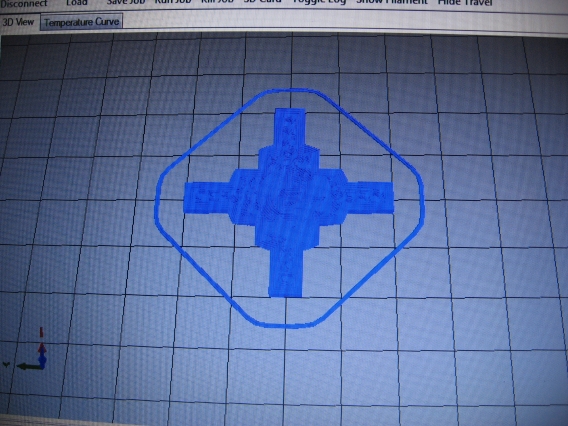 Layer being printed.